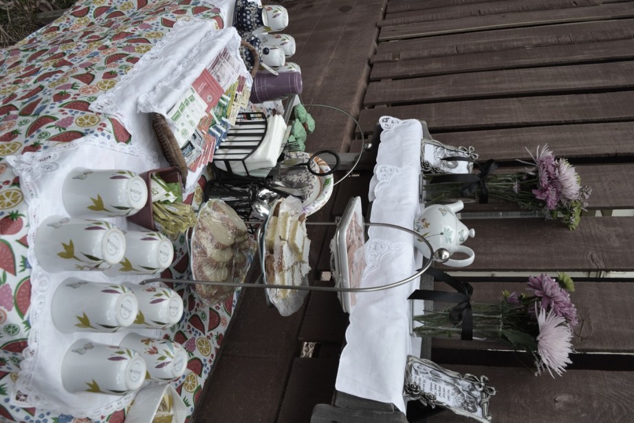 Mad Hatter tea table