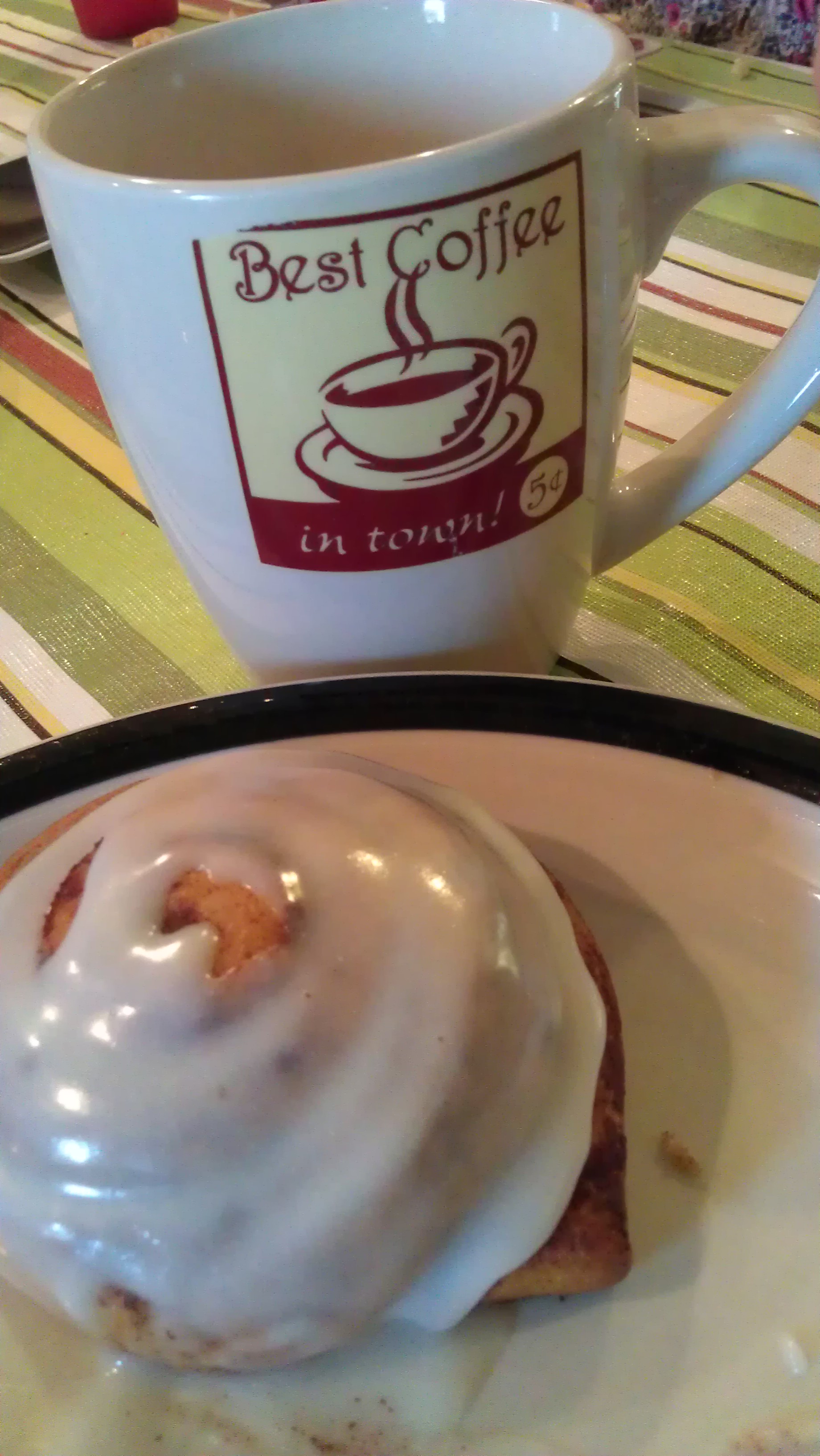 4/8/2012 breaking the fast Easter morning