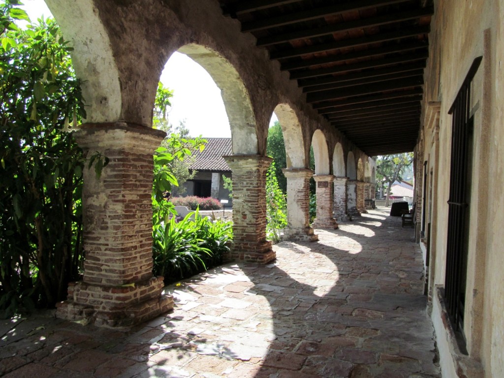 San Juan Capistrano hallway arches