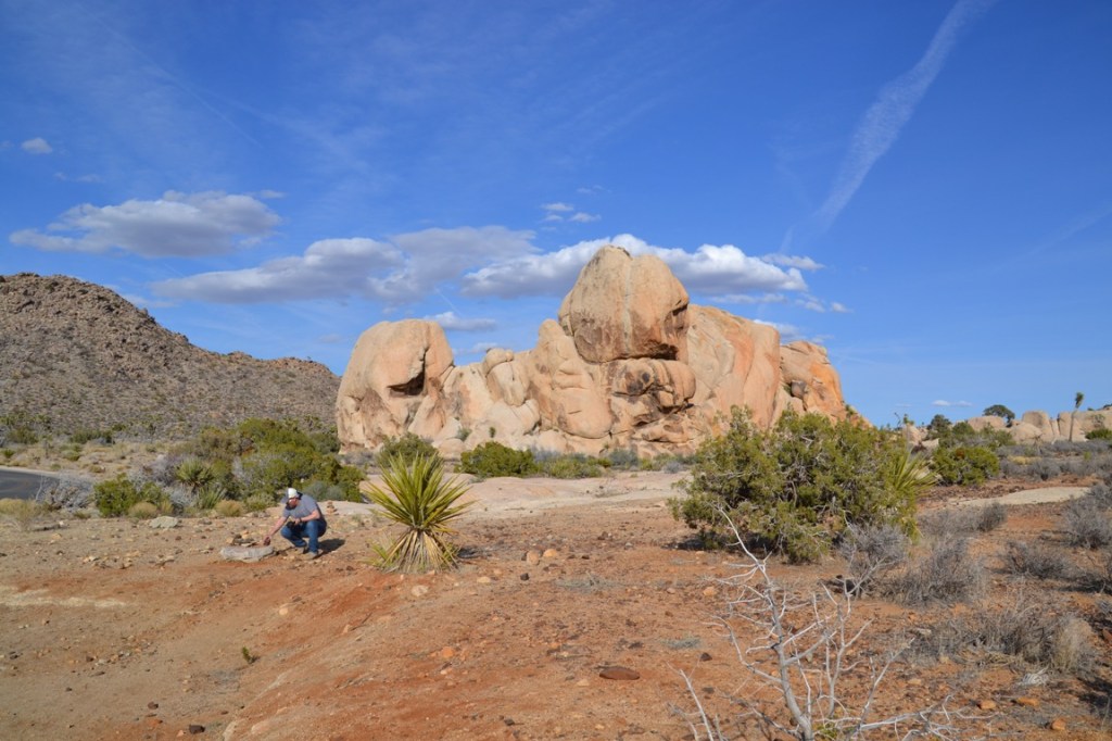 Joshua Tree rock monument