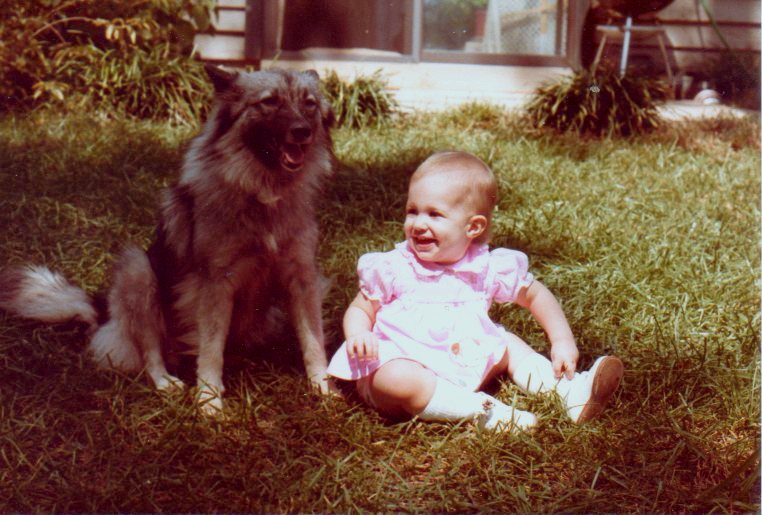 baby photo with Pepper