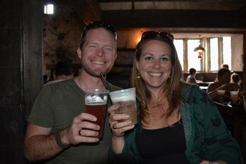 Three Broomsticks butterbeer cheers