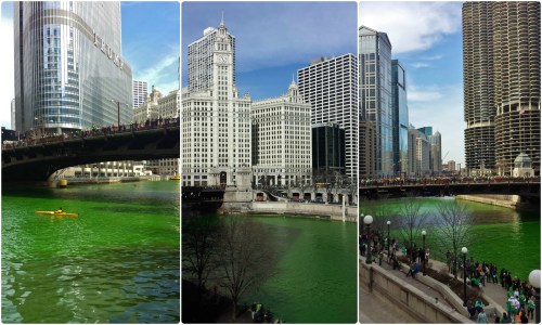 Chicago River St Patricks Day