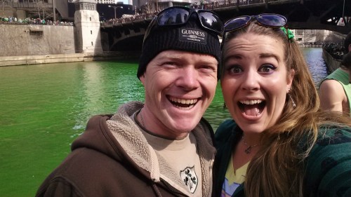 St Patrick's Day J and J EXCITE FACE