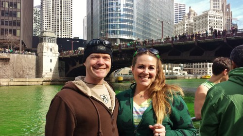 St Patrick's Day J and J on the River